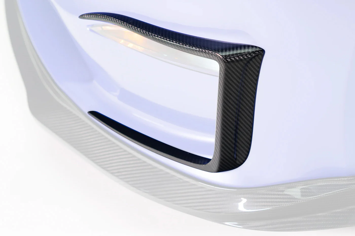 Vorsteiner Tesla Model S Plaid VRS Aero Carbon Fiber Bumper Flares (TEV3025)