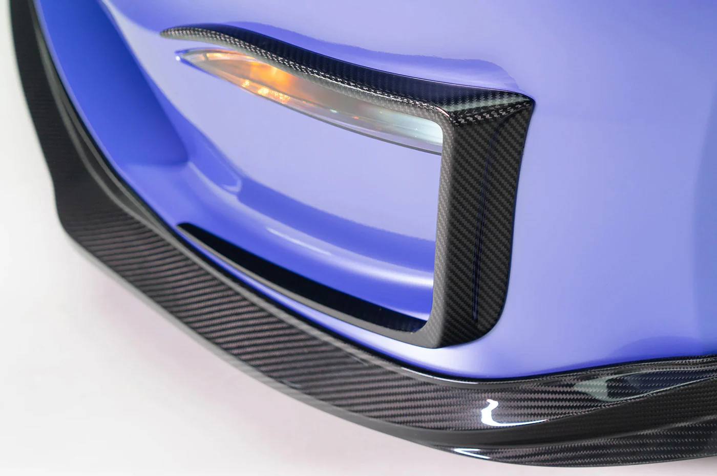 Vorsteiner Tesla Model S Plaid VRS Aero Carbon Fiber Bumper Flares (TEV3025) - Image 2
