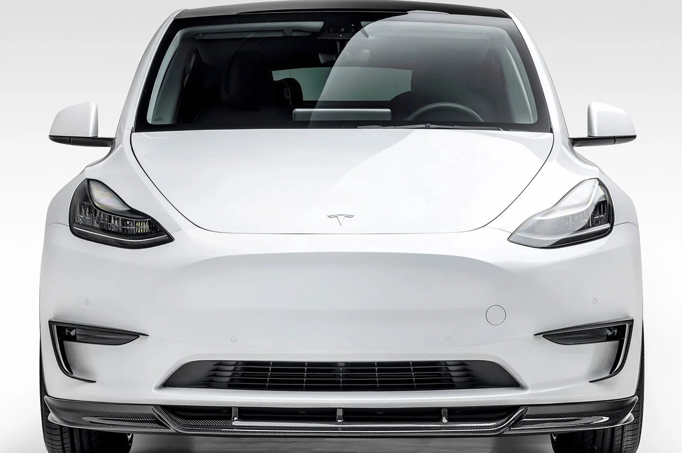 Vorsteiner Tesla Model Y Aero Carbon Fiber Front Spoiler (TEV2020) - Image 3