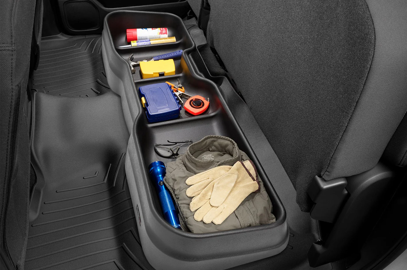 WeatherTech Under Seat Storage System for 2017+ Ford Raptor (4S001) - Image 2