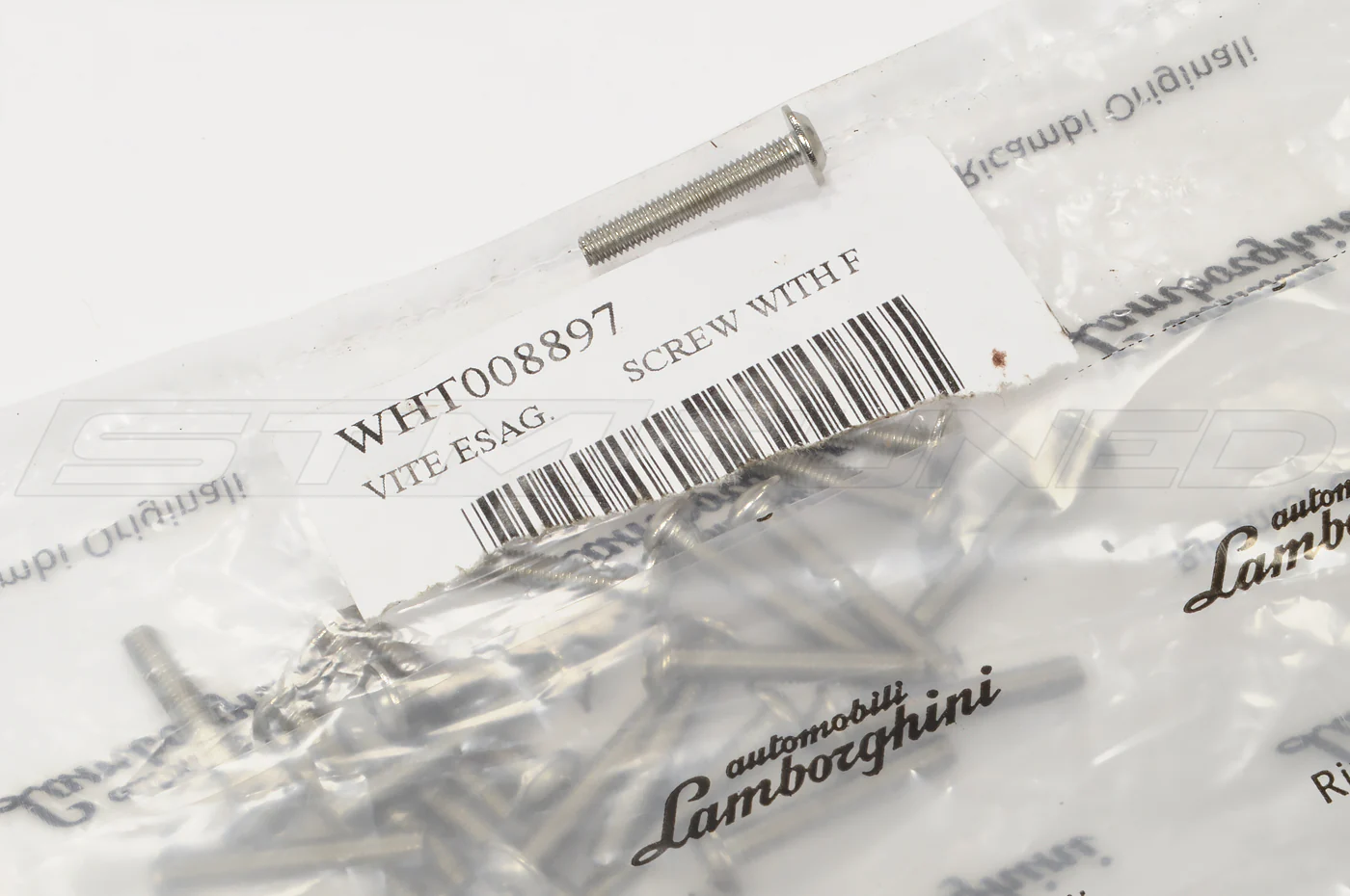 Lamborghini OEM Front Lower Spoiler Screw for Huracan Performante (WHT008897) - Image 2