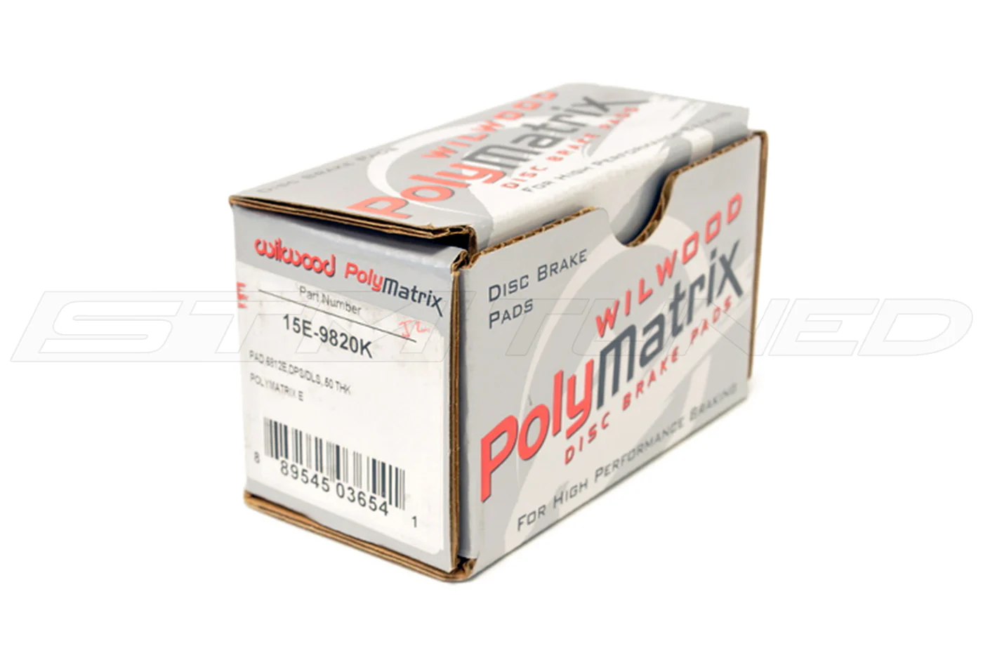 Wilwood Brake Pads PolyMatrix E for STM Rear Drag Brake Kit (150-28-6812K) - Image 4