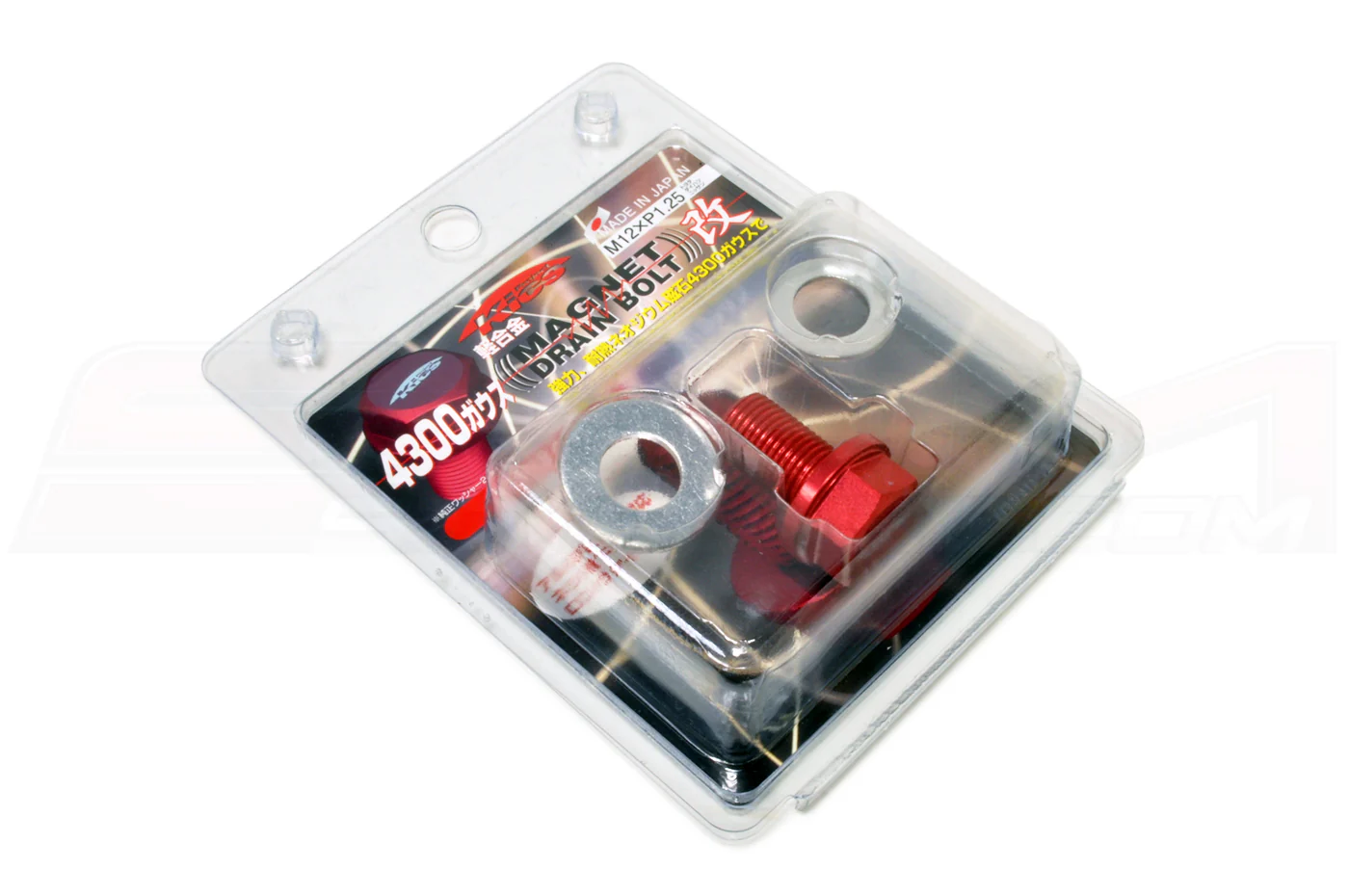 Project Kics Magnetic Oil Drain Plug Red M12 x 1.25 (WMAG1) - Image 3