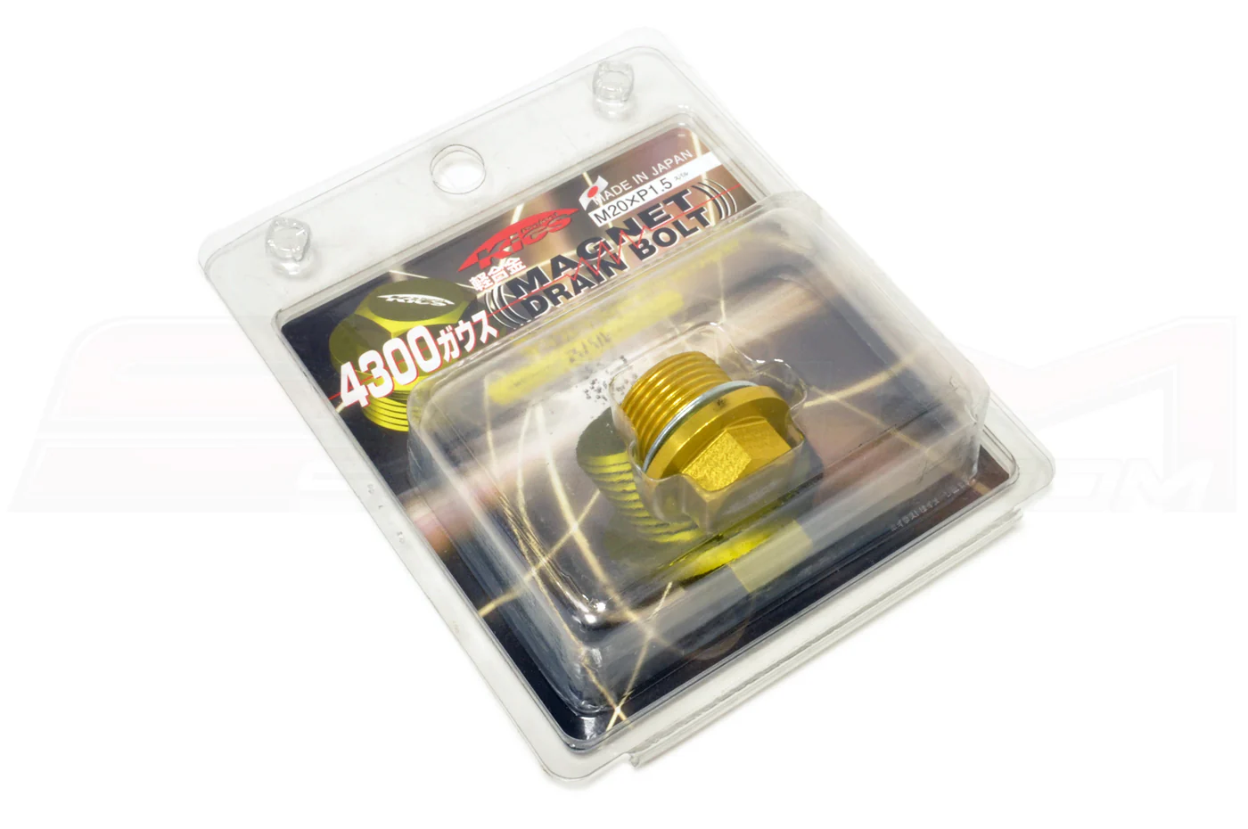 Project Kics Magnetic Oil Drain Plug Yellow M20 x 1.5 (WMAG3) - Image 3