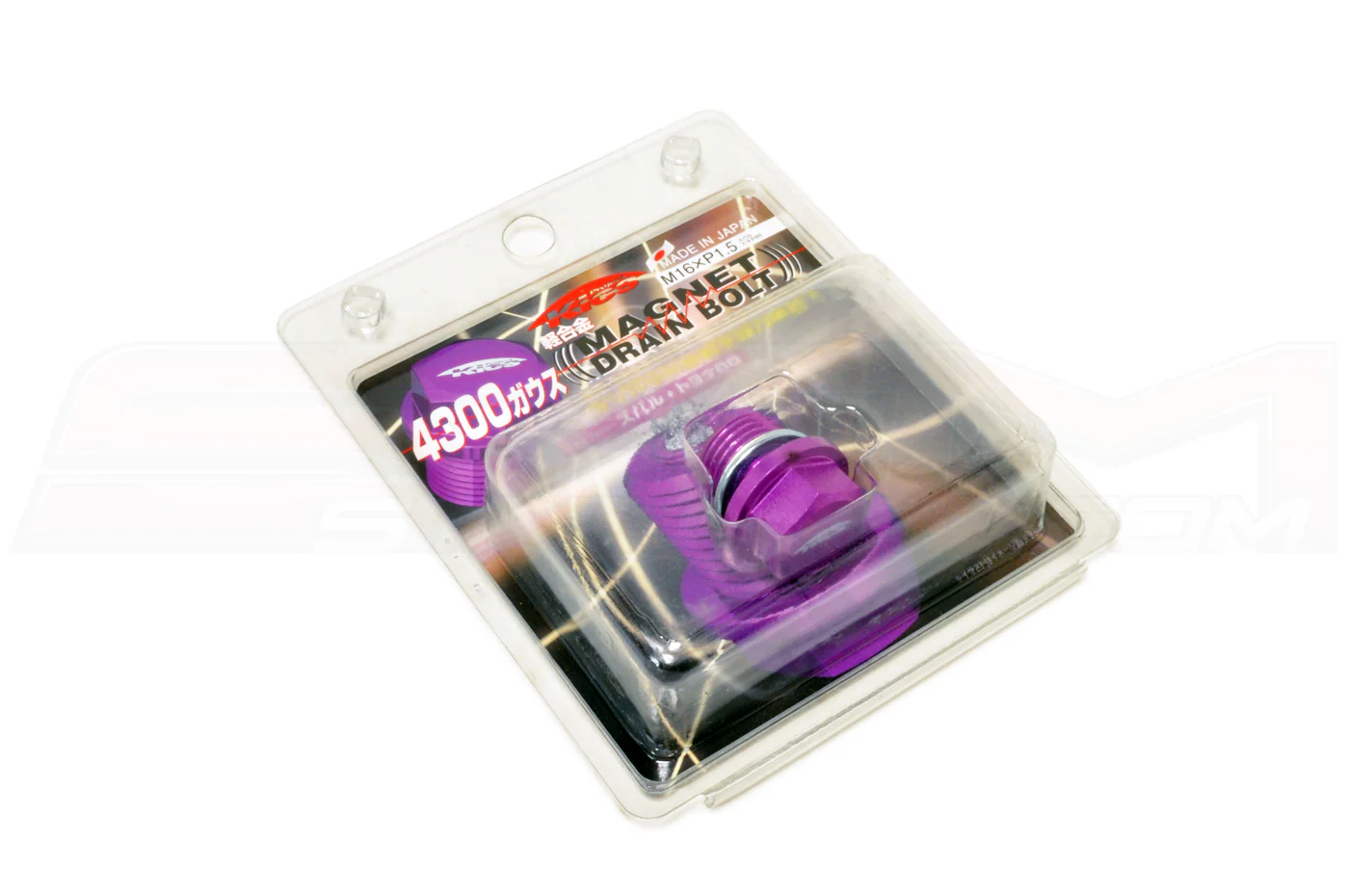 Project Kics Magnetic Oil Drain Plug Purple M16 x 1.5 (WMAG4) - Image 3